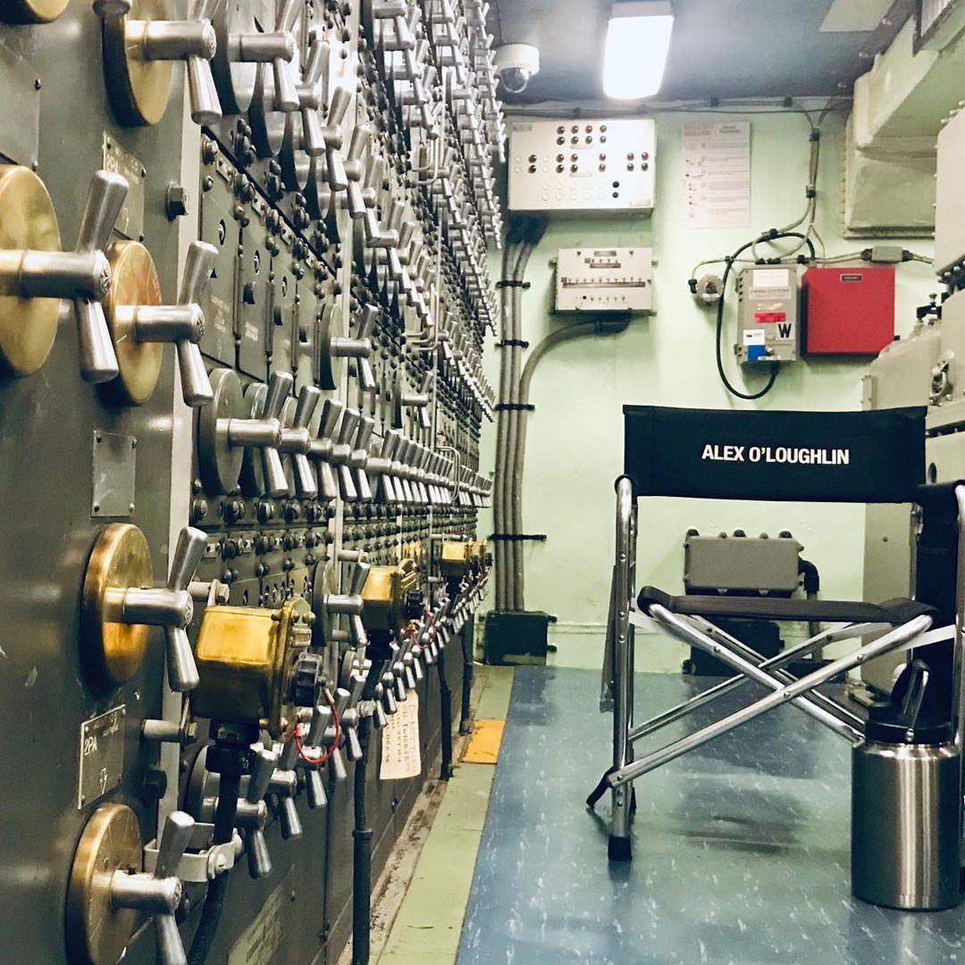H50Europe's tweet photo. via justinedmmcclellan IG https://t.co/UxCe8XDCFC
1/16/20 - #h50 #hawaiifive0 filming on the USS Missouri today in Pearl Harbor ⚓️ Historic 🇺🇸#marcamcclellan #AlexOloughlin's stand in https://t.co/xaDK8SKbjl