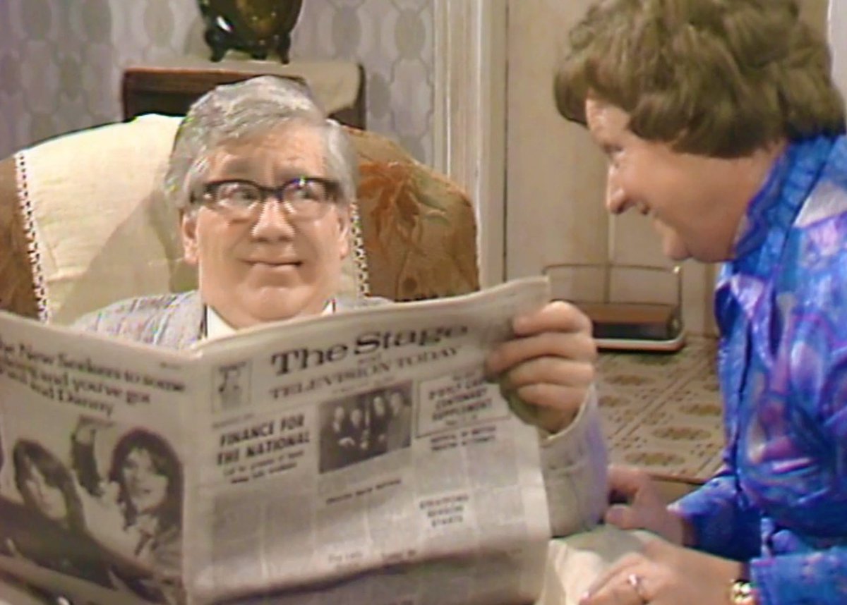 TalkingPicsTV's tweet photo. 14:00 ROOMS (1975) New series PREMIERE: Leslie &amp; Lane P2.  #AlfieBass #PearlHackney #SylviaKay #BryanMarshall Harry blames TV for the failing of the music hall, and Dorothy blames Clive for the failing of their relationship. Is this the end for them all? https://t.co/XUmQnZqkcv