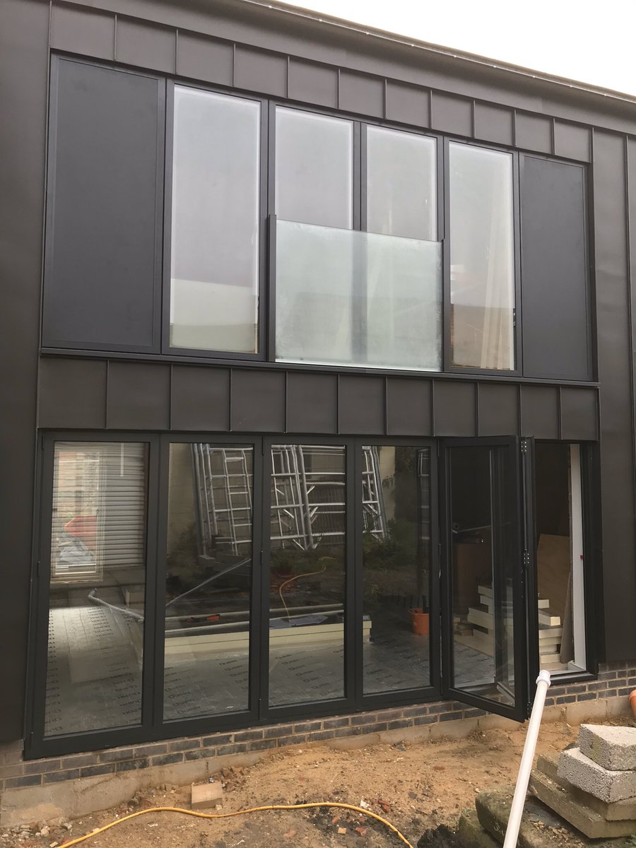 HarmerFitz's tweet photo. Zinc revealed on a super little domestic extension in South Derbyshire .............. @VMZINCUK #architecture #design #Derbyshire #RIBA #extension #architect https://t.co/cyRlLvk5EZ