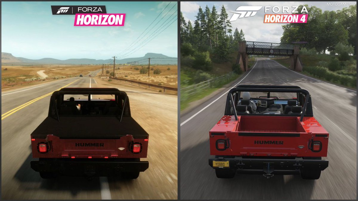 MotoGamesTV's tweet image. Forza Horizon vs Forza Horizon 4 - Hummer H1 Alpha Open Top Sound Comparison youtube.com/watch?v=-t_K8q… #ForzaHorizon #ForzaHorizon4 #SoundComparison