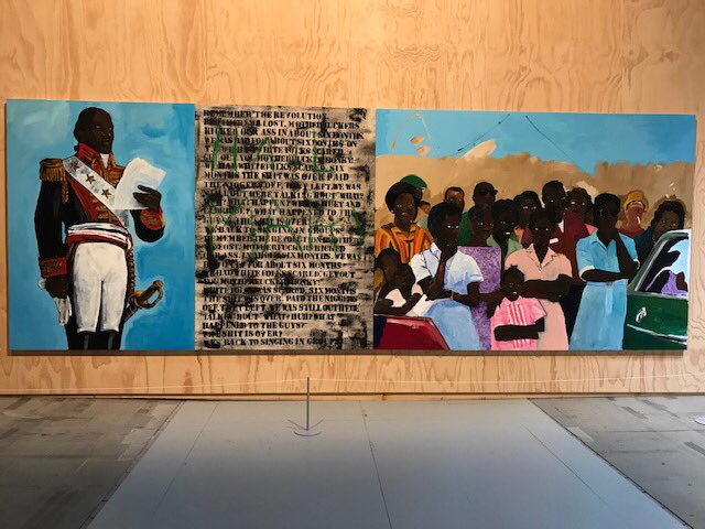 artvisitor2's tweet photo. Untitled, 2019
Henry Taylor #American #painter #realism #artist #blackamerica #reality #untitled #acrylicpainting #threeparts #life #BiennaleArte2019 #LaBiennaleDiVenezia #art #exhibition #Venice #Italy #arthistory #artlover https://t.co/2XUGY0sqWD