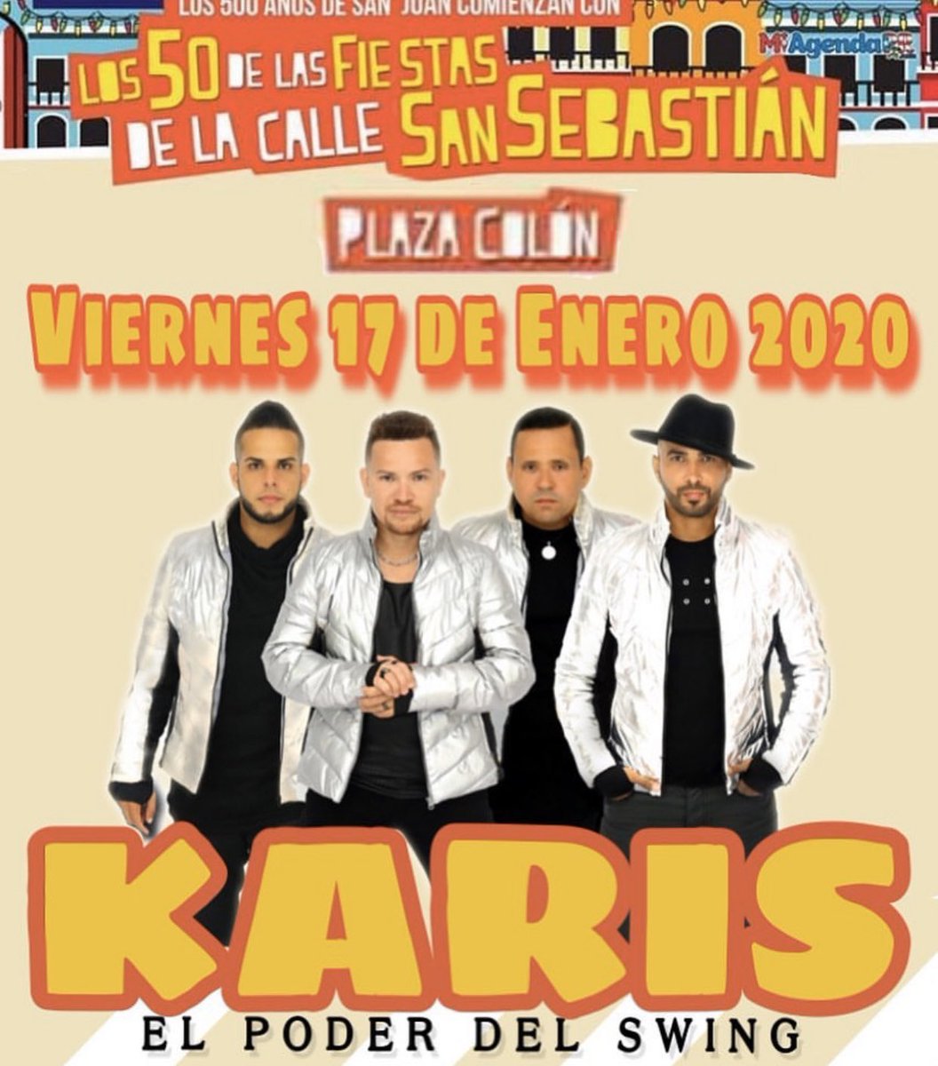 GEVENTOSPR's tweet photo. #HOY #elpoderdelswing llega a las #fiestasdelacallesansebastián ¡Dime quién sigue! Y sigue #karís @grupokarispr #apoyandoalosdelsur #sanse #voysubiendovoybajando https://t.co/emO4b6Ckhz