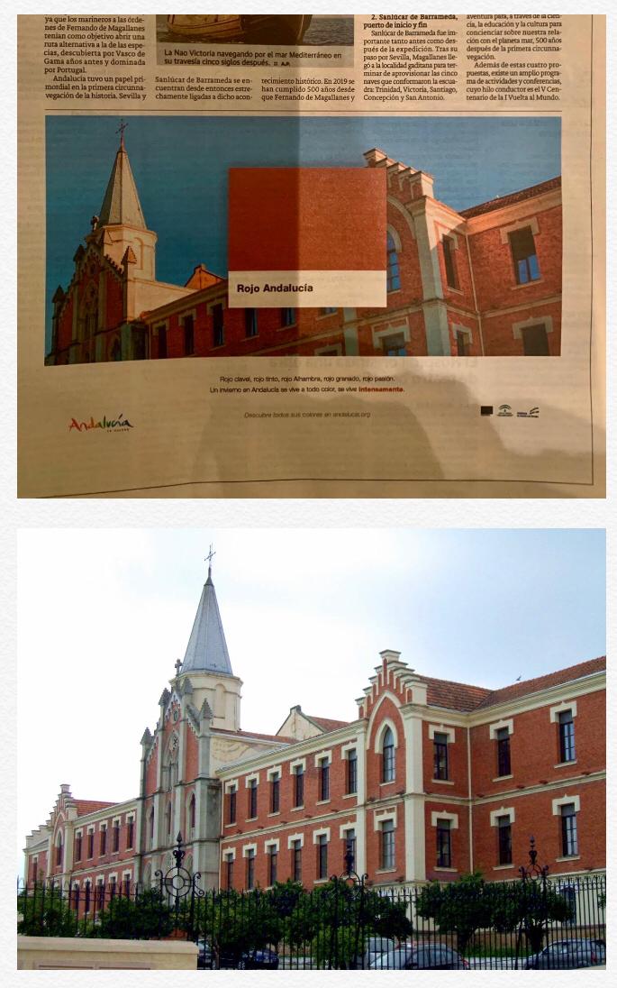 aytolinares's tweet photo. 🔊🔊 Andalucía ya tiene “su Rojo” 🟥 inspirado en el color de la fachada del 🏫 Hospital de los Marqueses de #Linares 👏😃. https://t.co/gcZTe07brV
