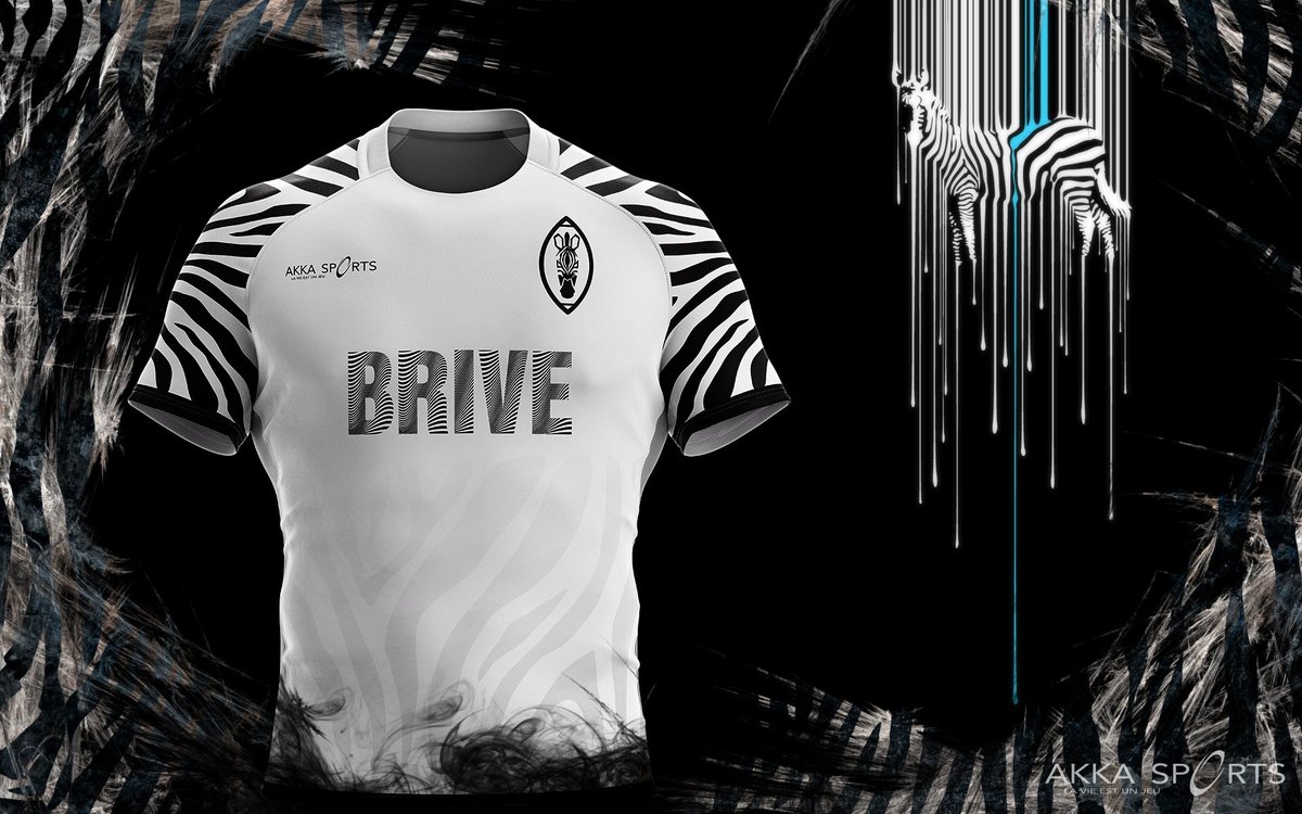 #Rugby - 💥 Le Grand Hôtel Brive vous présente en 3️⃣🎲 son maillot de touch ✋🤚‼️ 🦓
#LaVieEstUnJeu #InnovationDepuis20XV