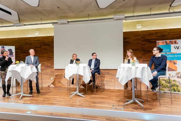 WU, REWE Group und Caritas luden 200 Gäste zur Jubiläumsfeier an die WU,