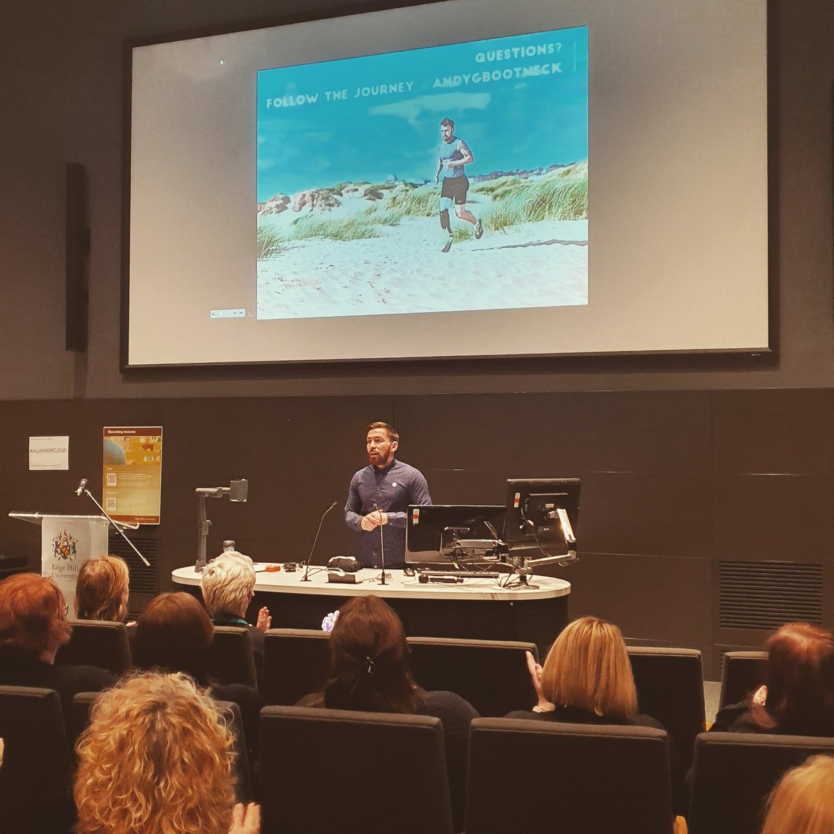 Fantastic Keynote from Andy Grant at @The_AUA <a href="/auanwnw/">AUANorthWalesNorthWest</a> Regional Conference. The best I've seen at any conference in my 12 years working in HE @LJMUstaff @LJMULDF. Powerful. Inspirational. Motivating. Emotional. Funny. Relevant. Authentic. Thank you <a href="/AndyGbootneck/">Andy Grant</a> 👏  #AUANWRC2020