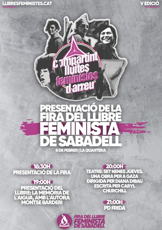 FLLfeminista's tweet photo. 📢 JA HO TENIM AQUÍ! 📢 
Aquest any presentem la V Edició de la Fira del Llibre Feminista de Sabadell! 

🗓 8 de febrer
📍 La Quartera - Can Capablanca de Sabadell (C / Comte Jofre, 30)
⏰ A partir de les 18.30 h

T'hi esperem! 👍🏼 https://t.co/6nniElVBwz