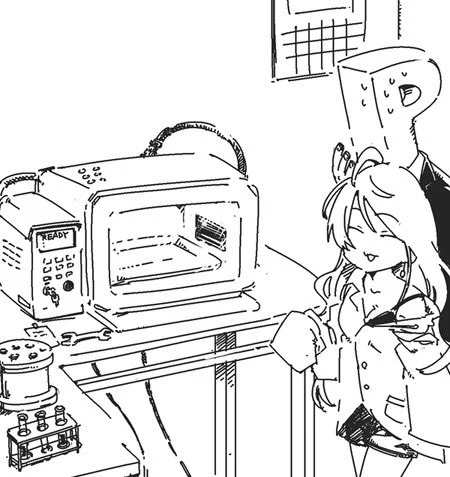 いつもはビーカーや試験管など、比較的わかりやすい実験器具を使っていたが、ガチめの装置を事務所で使い始めた一ノ瀬志希 