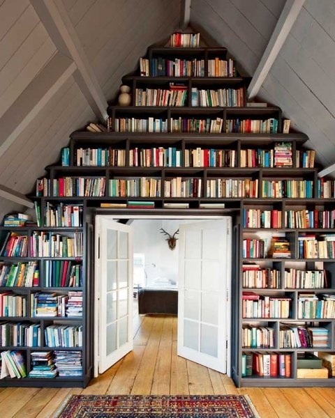 RecWarriors's tweet photo. Now thats a bookcase!! https://t.co/7i8COSnT14