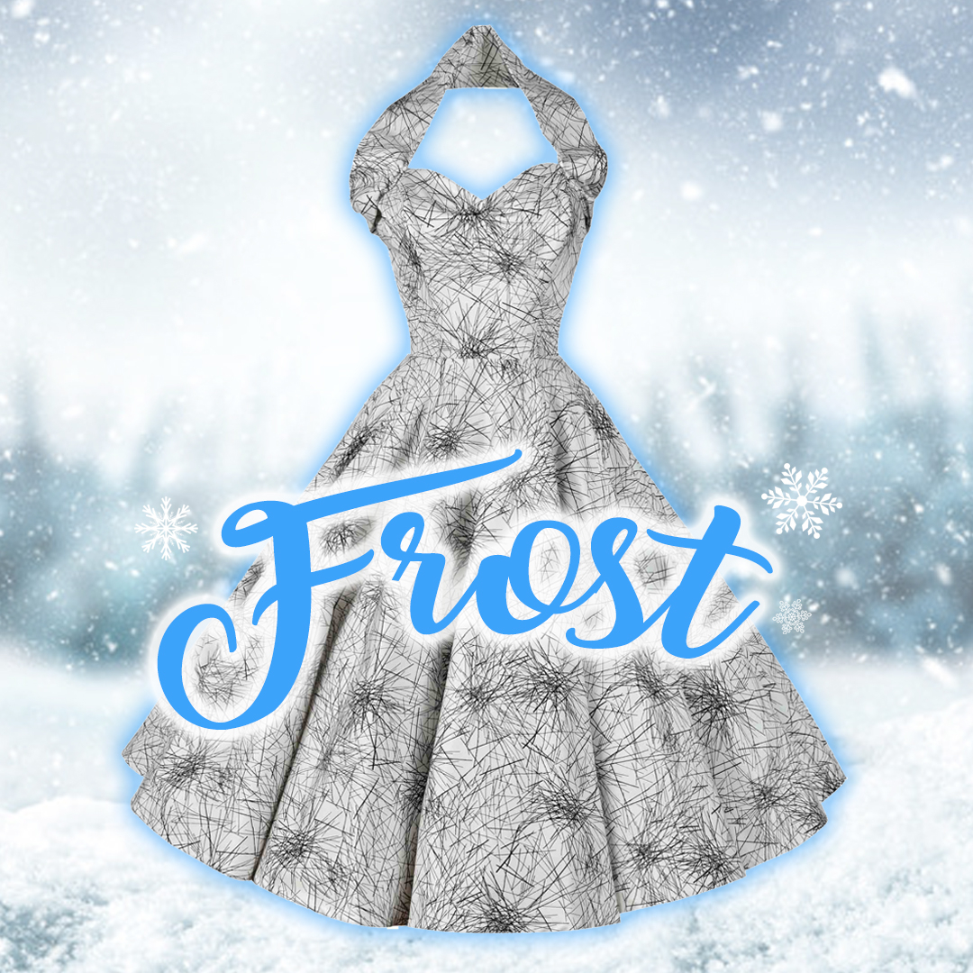 VivOfHolloway's tweet photo. We made this gorgeous dress just for you! Our limited edition Frost Halterneck Circle Dresses are now available on our website. The perfect print for this frosty weather, and the right style to enhance your slim waist. 
#1950scircledress #flareddress #50sswingdress https://t.co/JEZCamxjvi