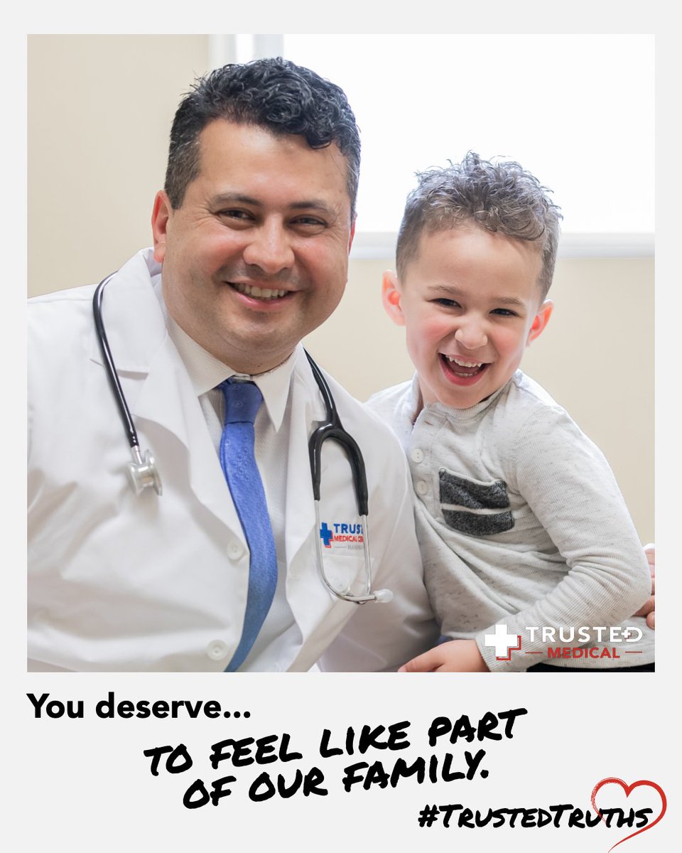 When you trust us to care for you or your loved ones, we will care for you like one of our own! 
.
.
.
#TrustedTruths #TrustedER #TrustedMedical ##FeelLikeFamily #FamBAM #Physician #TrustTheDiffERence #Dallas #DFW #FortWorth