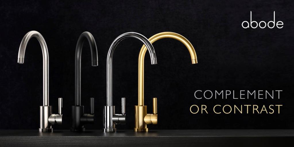 abodehome's tweet photo. Complement or contrast with the latest brushed brass and matt black finishes in our popular kitchen tap ranges. #highlightsof2019 #FridayFeeling #finishingtouches
See the latest additions here https://t.co/iN9vFOx0C0 https://t.co/MUz8KqR8Gt
