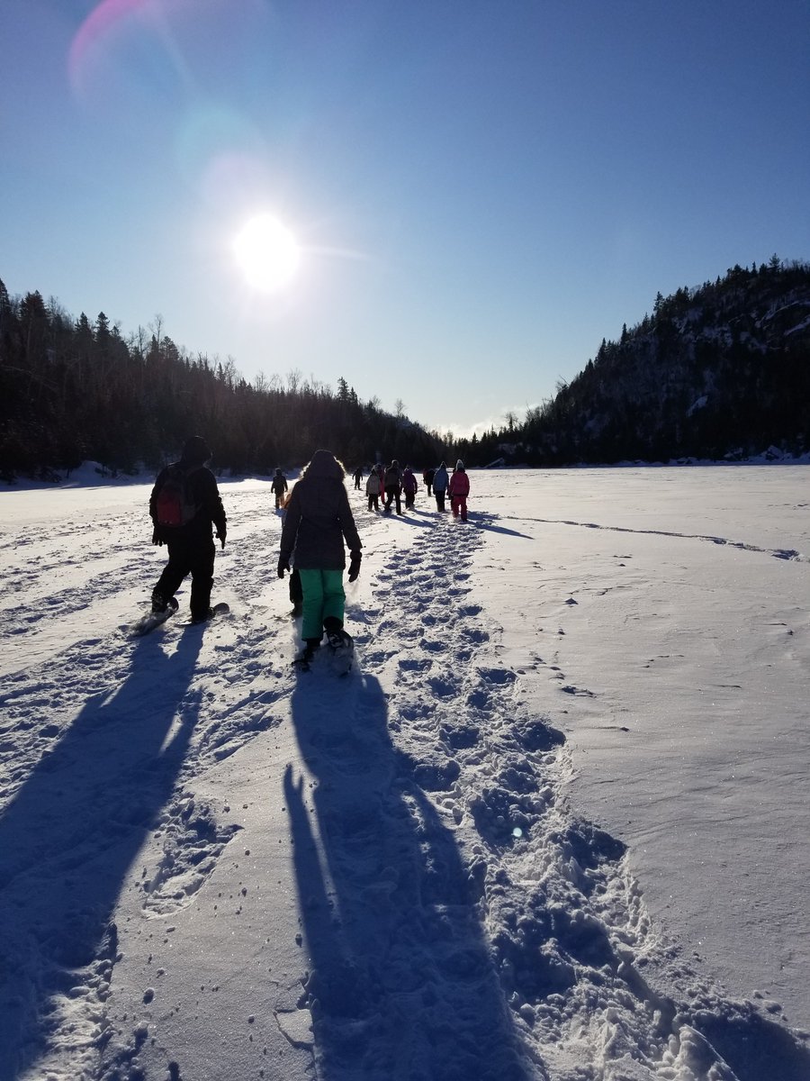 WEMSWolfRidge's tweet photo. 2B snowshoeing https://t.co/yXokWbpNGP