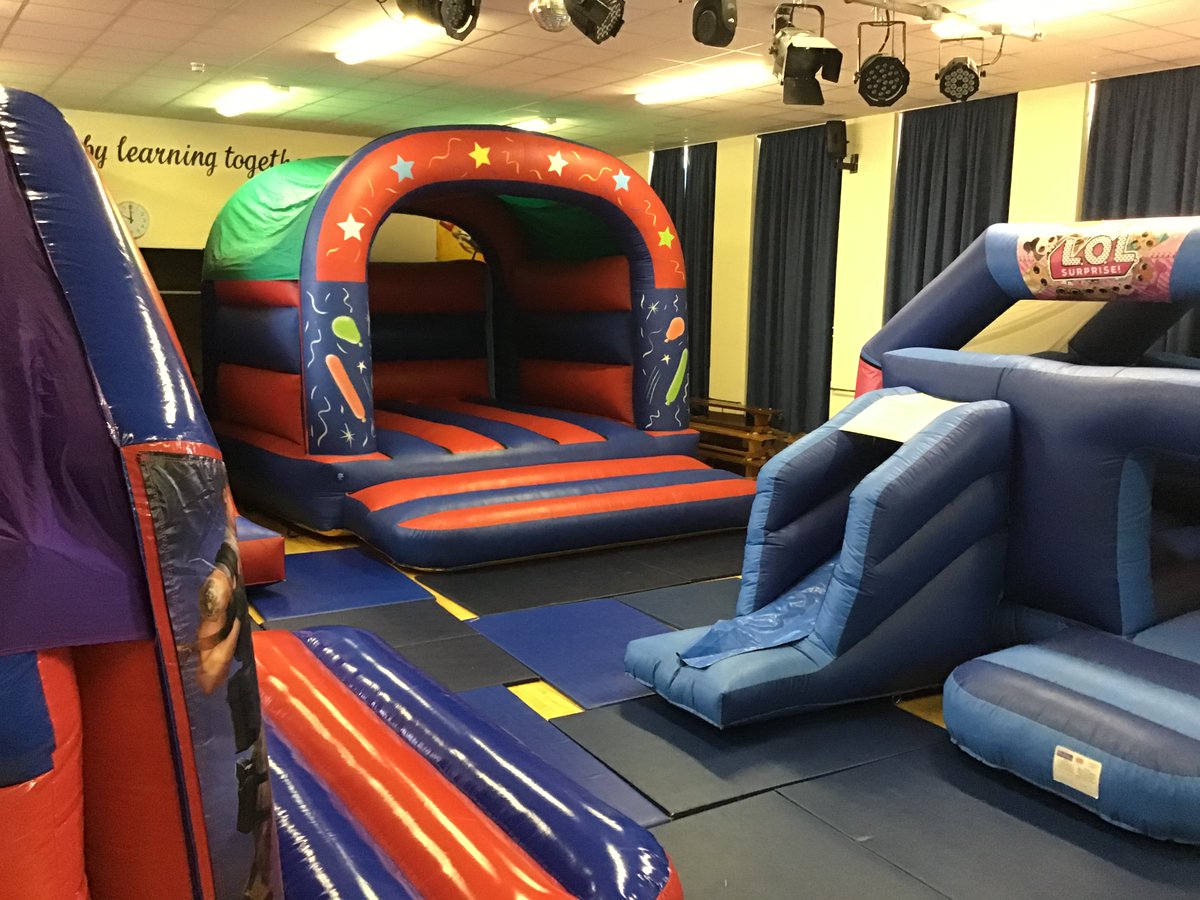 StKathsKent's tweet photo. Air filled fun awaits all of the classes that have achieved their marble target, through the hard work and excellent behaviour of their secret students! #secretstudent #getbouncing https://t.co/USB4gB22iG