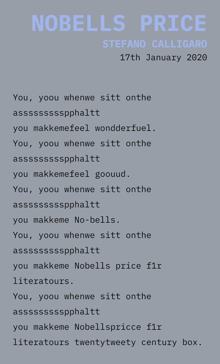 stcalligaro's tweet photo. Two guud luuking poems on guud luuking pages = @NeutralSpaces https://t.co/NWewE1qoRa