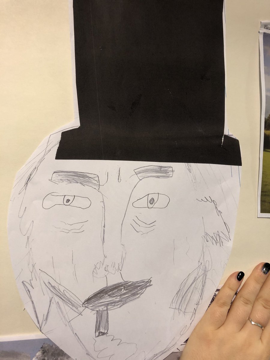 BegbrookAcademy's tweet image. We have been learning the story of the Clifton Suspension Bridge and after some drama, wrote our own sensational narratives from Brunel’s point of view. We finished with portraits of the big man himself... (hat to scale!) #year2learning