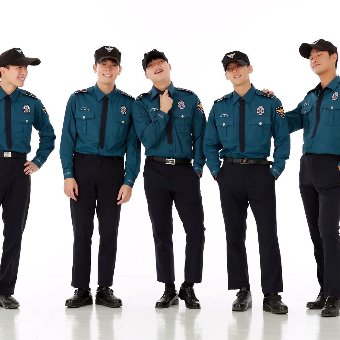 20200116Lee Minhyuk with his proper police man attire I miss you so much boy!! ctto