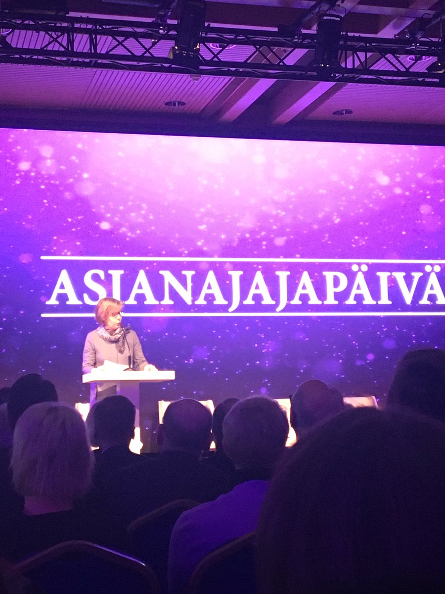 EngblomMatleena's tweet photo. Oikeusministeri Anna-Maja Henriksson Asianajajapäivässä https://t.co/7LHgC4NeAZ