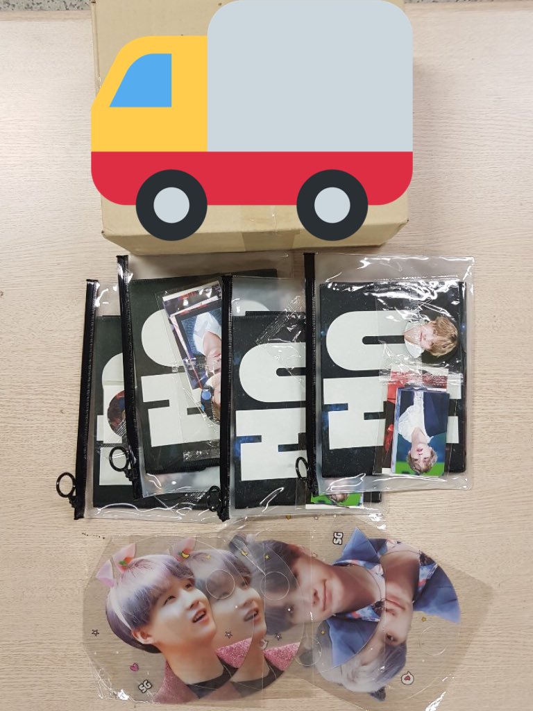 DeltaGOs's tweet photo. Finally received picture for new arrivals. Alloveryou &amp; bts dumpling’s Angel/fairy slogans all accounted for! https://t.co/cv8uXuHPZ8