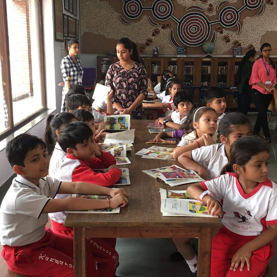 BHIS_official's tweet photo. "Nothing is pleasanter than exploring a library."

#KangarooKids #BHISCantonment #Kanpur #Library #Learning #Education #BestSchool https://t.co/PoMCOit5Or