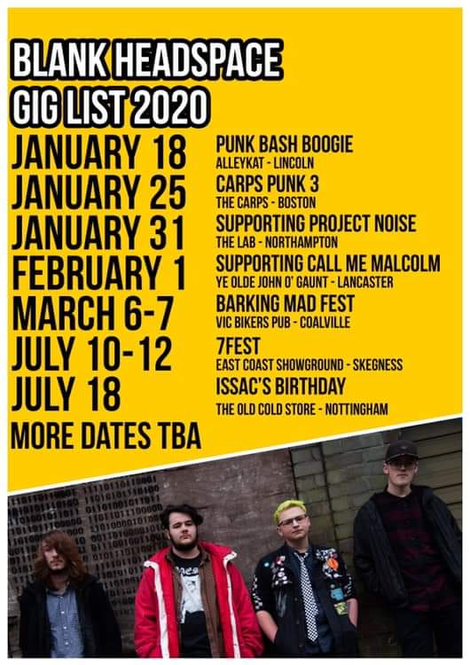 BlankHeadspace's tweet photo. Fuck me
Already got an updated gig list
They're all gonna be a great time

Not see a gig on the list near you?
Feel free to book us!
Just shoot us a message on Facebook https://t.co/wn0QMmlkll