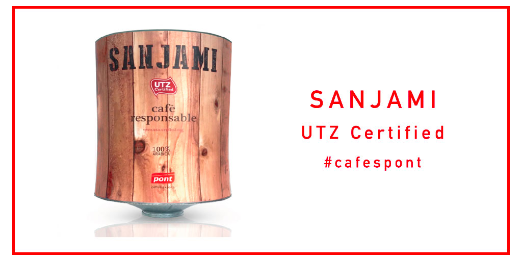 cafespont's tweet photo. Sanjami, cafè 100% arabica, certificat UTZ, qualitat, sabor i aroma, 100% responsable 
#CoffeeExperts #CoffeeRoaster #utzcertified https://t.co/vTnrZLkcCx