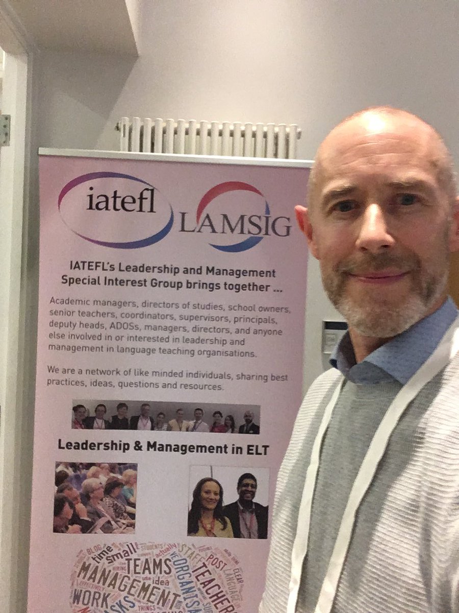 JoshSRound's tweet photo. Looking forward to speaking today at the @englishuk #ELT conference on the secret to employee #engagement representing @IATEFL_LAMSIG https://t.co/GtwIHAKox5