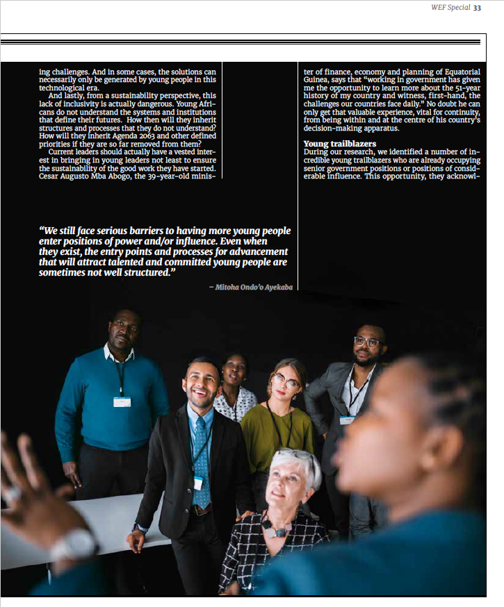 ProjectPakati's tweet photo. Leadership on the continent must strive to become
increasingly more youth-led. The @AfricanBizMag just published our article on the need for this critical mass of young African leaders at the centre of governance. https://t.co/XtQmEEmHSo