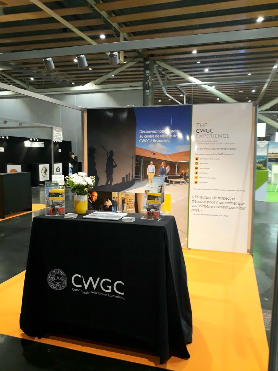 Alexandra_Baye's tweet photo. Come and visit the @CWGC team at the #salonsdutourisme #tourissima  from today to Sunday in #lillegrandpalais, stand C042

Venez nous rencontrer lors du salon #Tourissima à Lille Grand Palais à partir d'aujourd'hui et jusqu'à dimanche, stand C042. 
#theCWGCexperience https://t.co/WoawrVyuP3