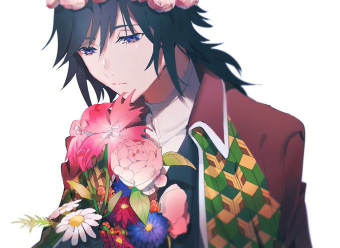 タキさんがTwitterに投稿した冨岡義勇(鬼滅の刃)のイラスト。