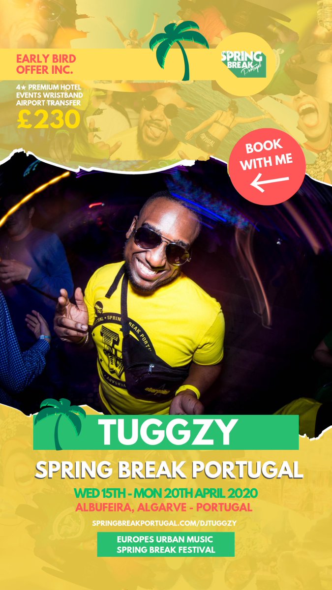 tuggzyonpoint's tweet photo. #SpringBreakPortugal comes alive as I land.  Book with me let’s turn up WAY UP https://t.co/2at7mmiG7z