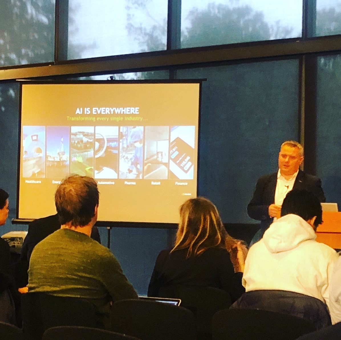 noindesign's tweet photo. Very inspiring discussion hosted by @MinnaSandberg @innorhouse at @Stanford on the topic of #AI for Good. Great panel discussion moderated by @EvaNahari  and inspiring presentations by @hansongzhang Neel Chatterjee, Mariano-Florentino ‘Tino' Cuellar, Martin Zander, Dennis Liu https://t.co/6g46QCgzst