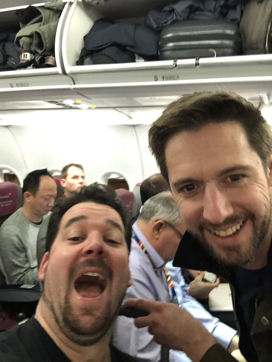 doopdidoo's tweet photo. Great week with @ASysMedia, @vidispine and @Bubble_Agency  colleagues topped off by bumping into a couple of #vidifriends from @Object_Matrix on the flight home! https://t.co/6uL2NV9kMl