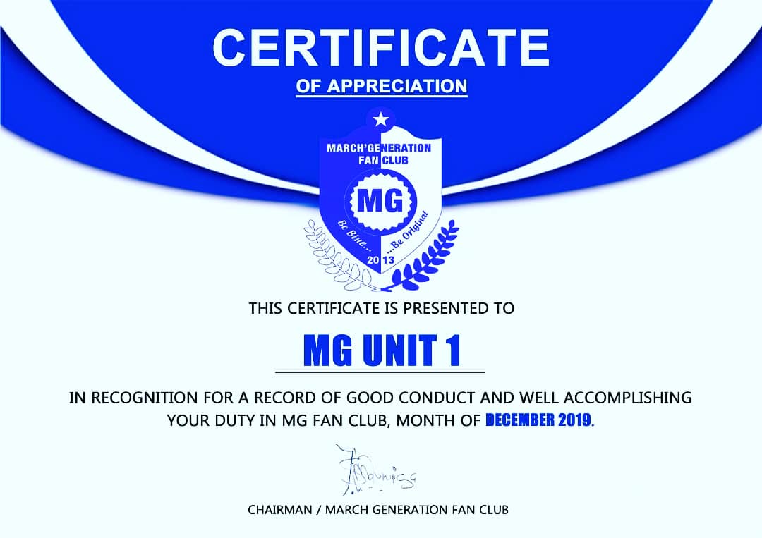 MGFanClub_'s tweet photo. #MGBest_UNIT_Awards
MG Fan Club yahembye MG UNIT I nk'itsinda rito(UNIT) mu matsinda mato ayigize yitwaye neza ukwezi 12.2019
MG Fan Club yishimiye kugira uruhare mu kubaka #RayonSports
https://t.co/l30rmmERpp
#MGFanClub__Imbere__Inyuma__Cyirazira
#Be___Blue__Be__Original https://t.co/X9XrQ5vn2q