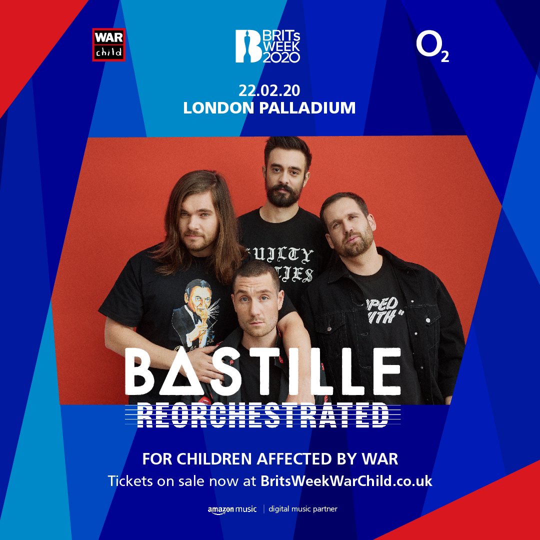 Tickets are on sale now for our intimate Reorchestrated show at the London Palladium on Sat 22nd Feb for <a href="/WarChildUK/">War Child UK</a> as part of #BRITsWeek. We hope you can join us! britsweekwarchild.co.uk