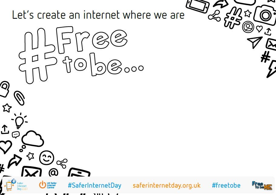 childnet's tweet photo. This #SaferInternetDay we are encouraging everyone to think about identity online, looking at how the internet shapes how they think of themselves and others. What do you wish you were #freetobe online? https://t.co/4p6TA0Muij https://t.co/maecv0WOzF