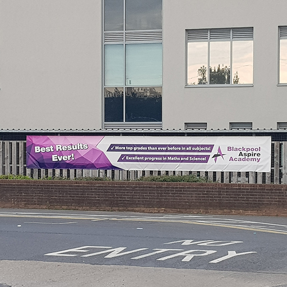 PrintPlusGroup's tweet photo. Go big or go home! Look at this 26ft long eyelet banner we designed and printed for Aspire Academy.
.
#printplusgroup #printing #business #litho #digital #brochures #banner #localbusiness #businesscards #flyers #leaflets #localbusiness #fyldecoast #blackpool #poultonlefylde https://t.co/XSFeVsPcX1