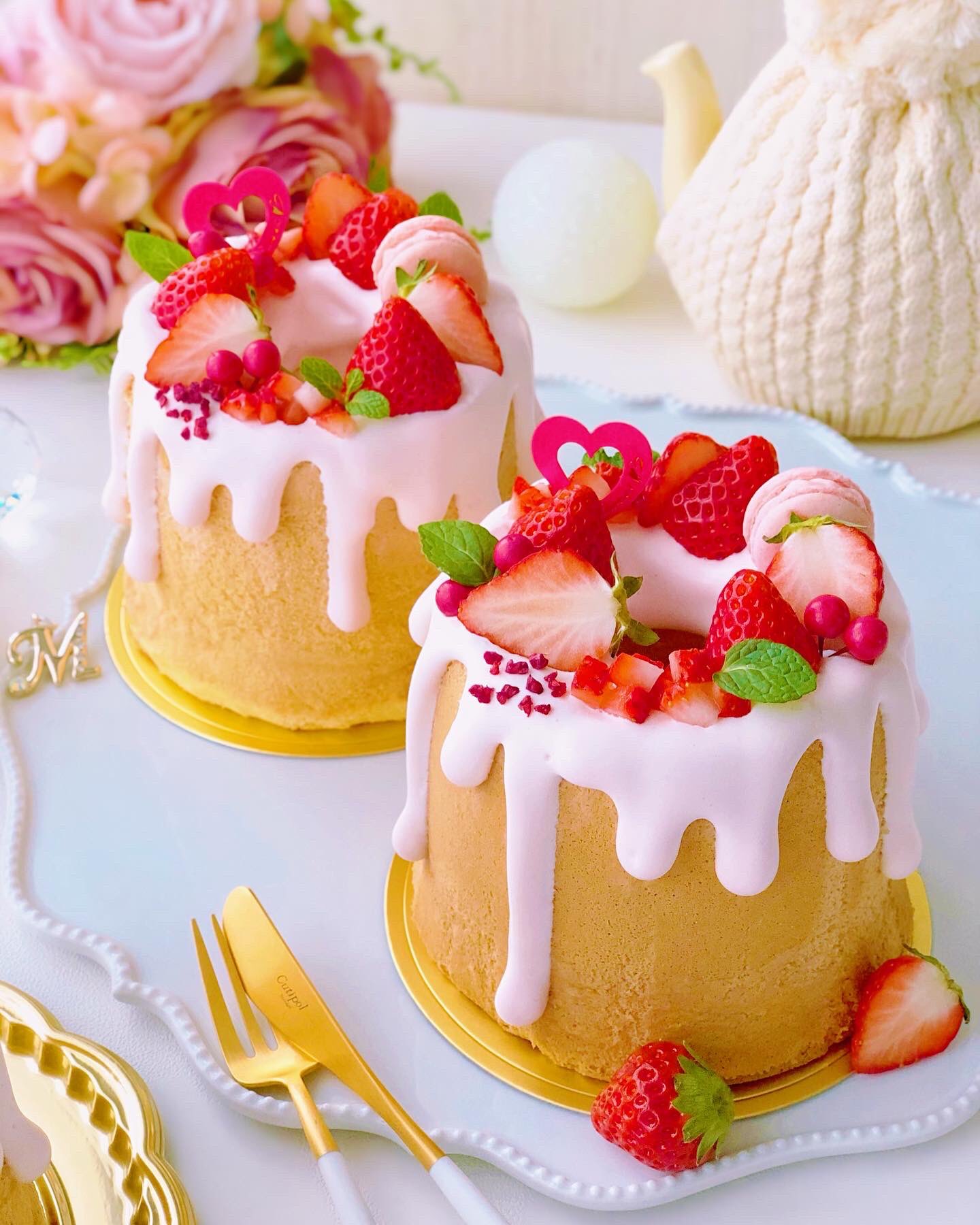 Moe シフォンケーキ おすそ分け用に 12 サイズで作りました 1つはわが家のおやつに 生クリームのたらりーーん ぽってり感が可愛いです お菓子作り 手作りお菓子 コッタ シフォンケーキ お菓子作り好きな人と繋がりたい T Co