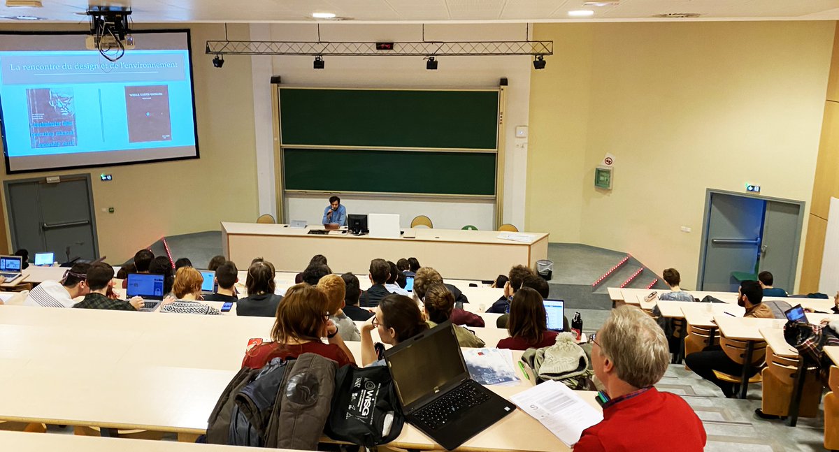 UTTroyes's tweet photo. Début de ce second jour du #3SUTT, avec les interventions de Victor PETIT, Gauthier ROUSSIIHE &amp; Benjamin SERRA sur les thématiques de #LowTech #WildDesign, #FrugalInnovation, Ingénierie de la transition, #Numérique et Services Économie de fonctionnalité́. https://t.co/dV3LmKsSl0