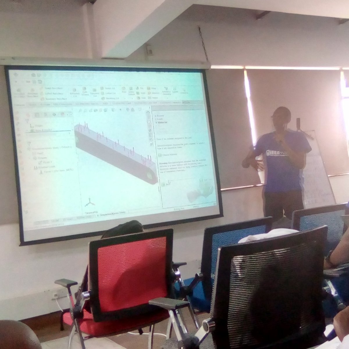 PLodengo's tweet image. #IEEERobotics
The process is gaining the momentum,it is in point of CAD and CAE now😍