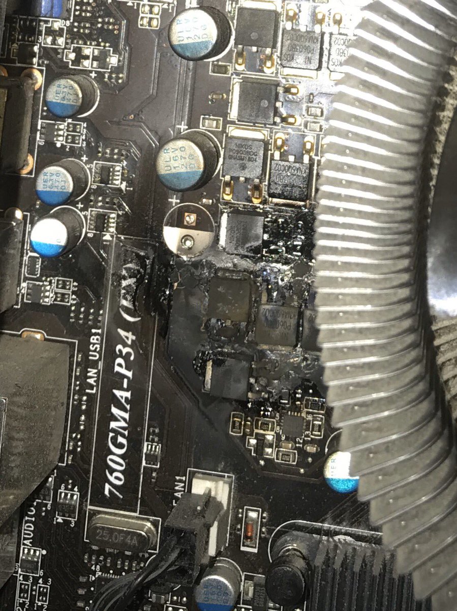 Jodyanna83's tweet photo. Sooo husband’s pc just caught 🔥 playing Spotify. Luckily I was next to it and got everything off and unplugged. Hopefully his hard drive is still ok... rest can be replaced. Any tech savvy peeps think HD is ok? #pcfire #housesmellslikeburntplastic #shook #was10yrsoldtho https://t.co/NEdzDxVgPZ