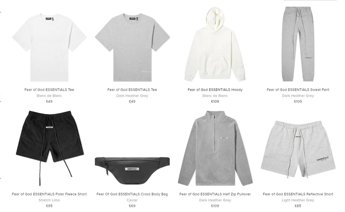 fear of god essentials 2020 collection