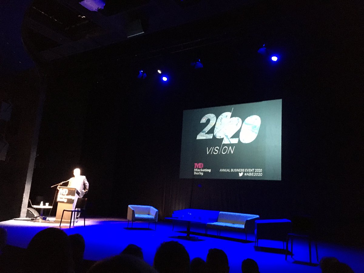 Always one of my favourite events of the year - so inspiring to see all the hard work and inspiring ideas going into realising our goal of making Derby a better city for us all to live, work and play in. Thank you <a href="/MarketingDerby/">Marketing Derby</a> #ABE2020