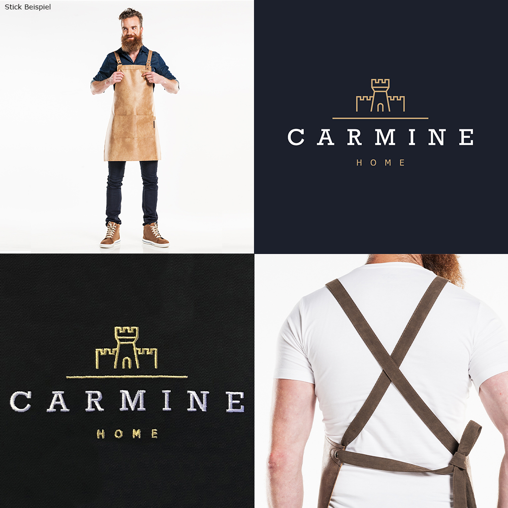 Cotton Art Leder Latzschurze Fusion Chauddevant Mit Gekreuzten Halsband Gunstig Online Bestellen Und Bedrucken Oder Besticken Lassen Durch Die Innovative Kombination Aus Rindsleder Und Polyester Sind Die
