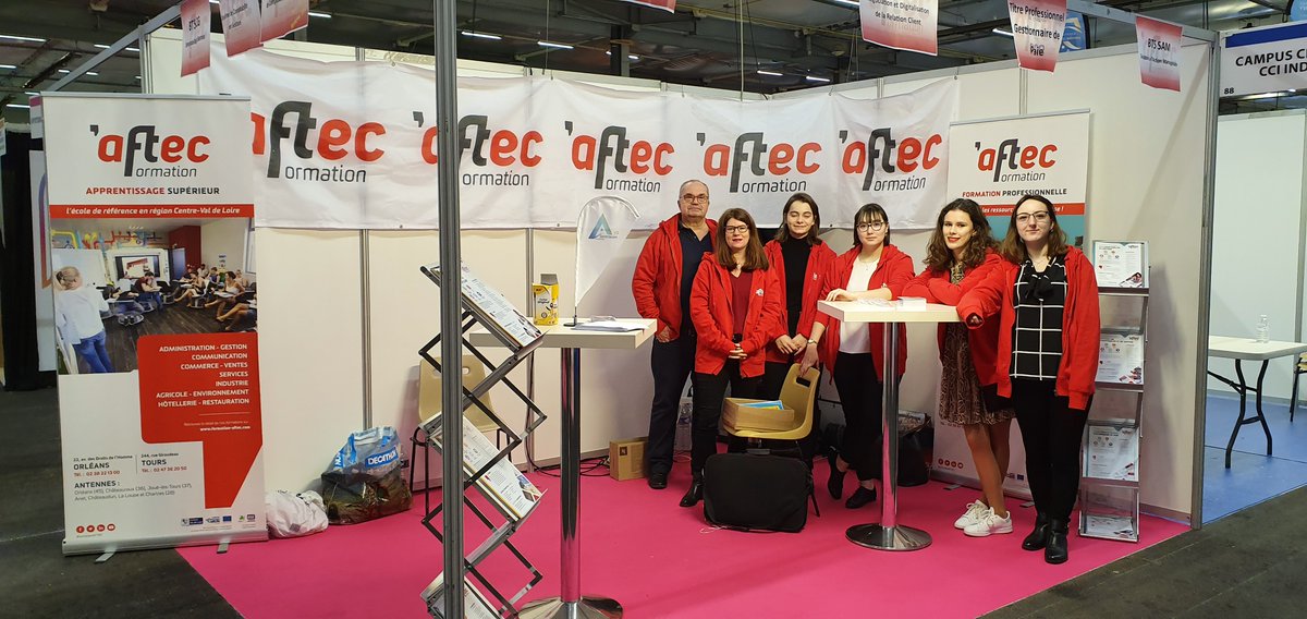 formationaftec's tweet photo. [FORUM DE L'ORIENTATION]
Toute l'équipe d'AFTEC FORMATION vous accueille pendant deux jours au #Parc des #Expos de Tours pour répondre à toutes vos questions ! 🎓😉

#aftec #formationaftec #apprentissage #orleans #tours https://t.co/uLI3erzxaC