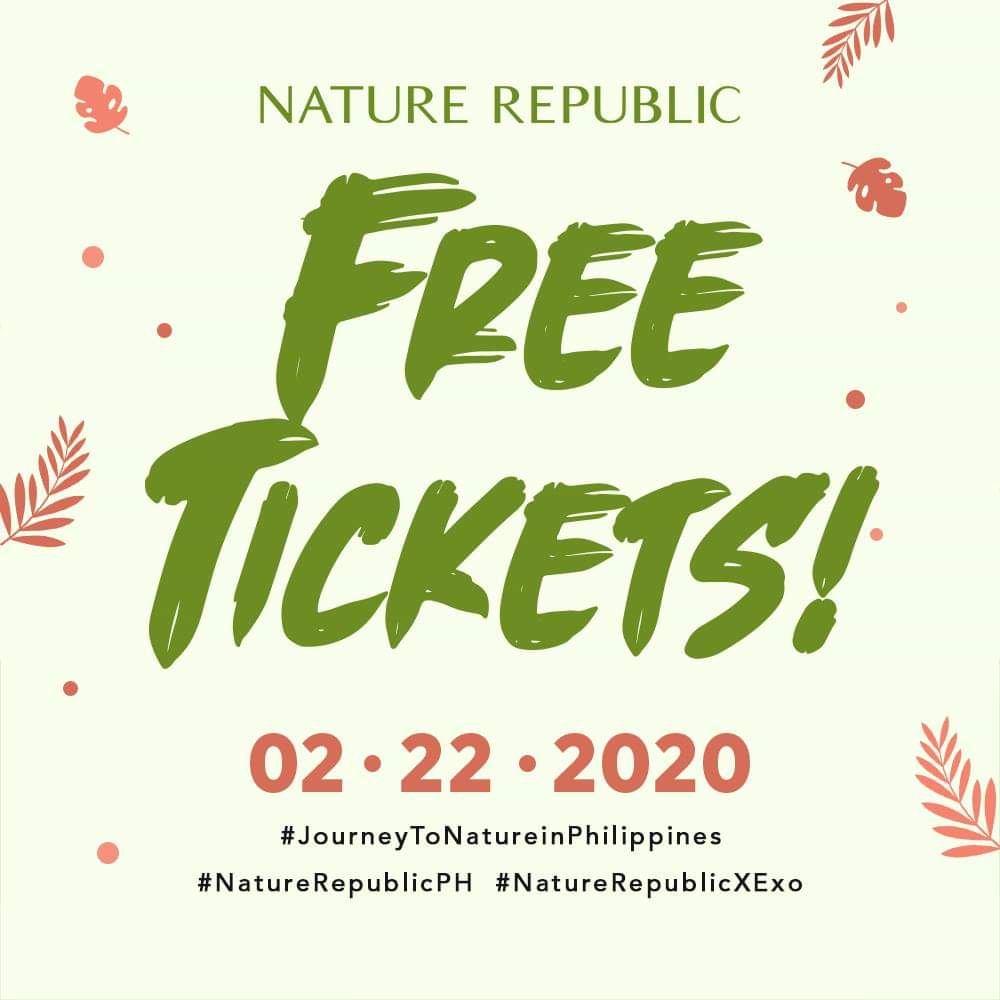 reveusehun's tweet photo. Nature Republic PH has just released their mechanics for the upcoming EXO × Nature Republic event this coming Feb 22. Looks like we need to start dancing 💃

#EXO @weareoneEXO https://t.co/sgC24OyC8t