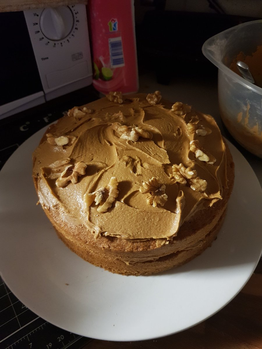 IsisZimmerman's tweet photo. Woke up unnaturally early (for me) - made a coffee cake - and rumour has it proceeded to eat almost half of it 😐😳 a productive, if unhealthy, day so far, and it's only just begun. https://t.co/wsIf36MCr5
