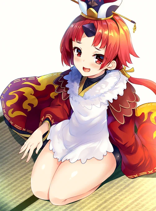 膝で寝てもいいでちよ #FGO 