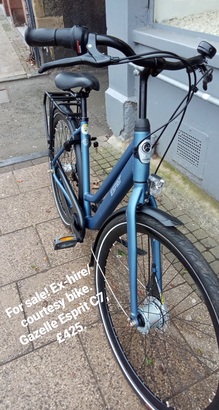 verlangen Overtekenen lekken Hart's Cyclery on Twitter: "For sale! Ex- hire/courtesy Gazelle Esprit C7. 7  speed Nexus, Dynamo, rack, lock, lights, chain case, stand. £599 new...  £425! https://t.co/4Mw9ggd2yS" / Twitter