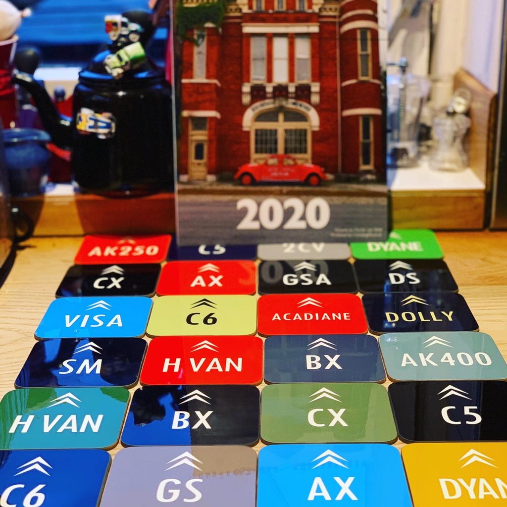 CitroenGifts's tweet photo. Fancy a FREE CHEVRON CITROEN COASTER with our calendars 😍😍 all you have to do is order either the #ASeries or #citroën calendar and put in the comment box colour and make of Citroen fancy 😊 #citroën2cv #2cv #citroen #2cvgb #citroenDS #i♥️citroen  https://t.co/fNFGl1QMwM https://t.co/s6a6xDtDKf